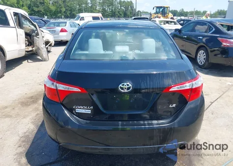 2016 Toyota Corolla Le from USA, damaged, VIN 2T1BURHE2GC607471